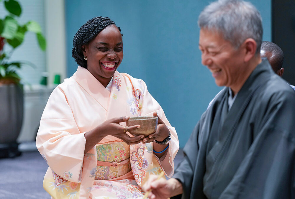 Ochakai with master omotesenke Soju Nakazawa